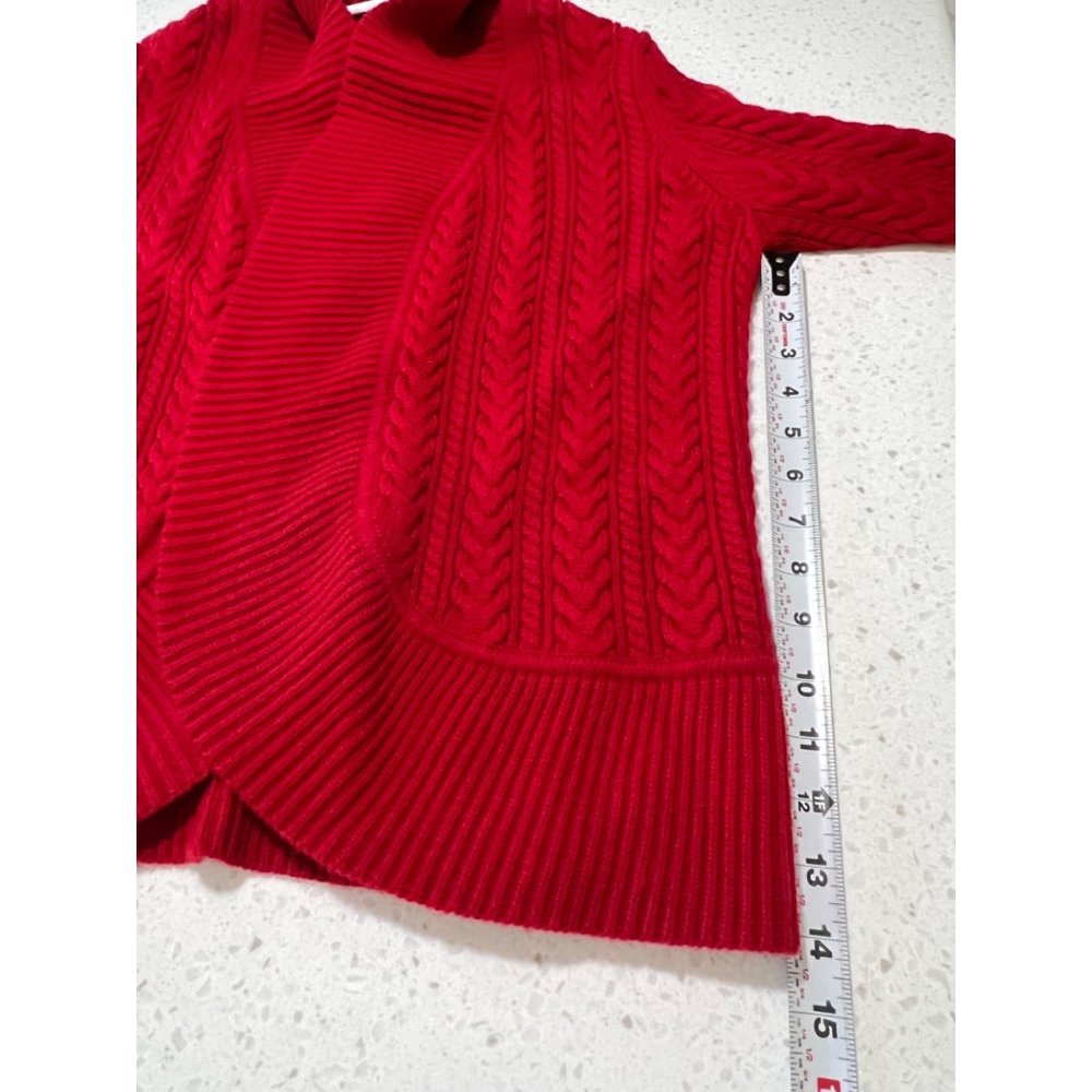 Talbots Open Cardigan Size: Medium Color: Red - image 6